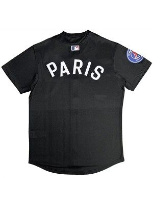 Paris saint-germain maillot de baseball PSG noir pour adulte maillot de football pour homme 2025-2026